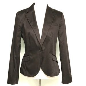 Zara Basics  Chocolate Brown Blazer